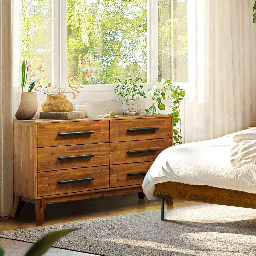Cómoda de madera maciza Legacy-12