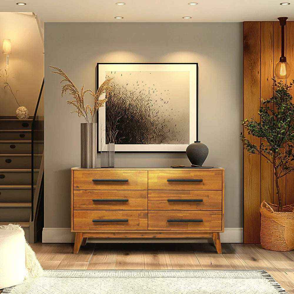 Cómoda de madera maciza Legacy-9