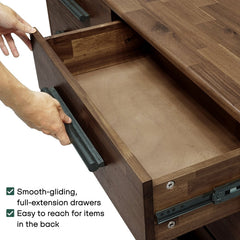 Cómoda de madera maciza Legacy-16