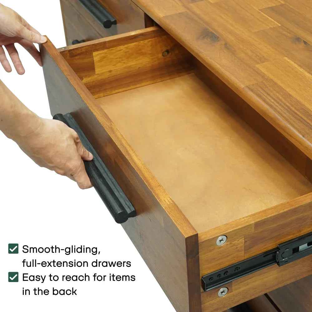 Cómoda de madera maciza Legacy-5
