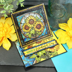 Stained Glass Florals Luxury Foiled Acetate-5