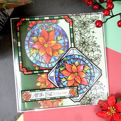 Stained Glass Christmas Luxury Foiled Acetate-4