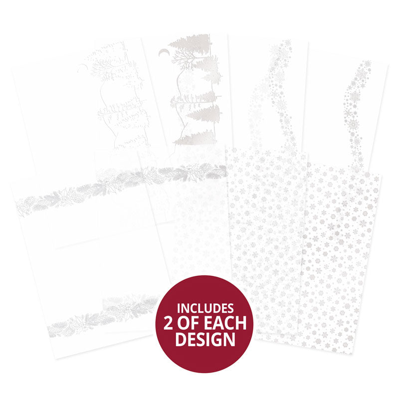 Snow Adorable Luxury Foiled Acetate-1