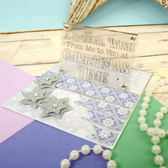 Emballages de cartes en acétate métallisé de luxe pour les fêtes-4