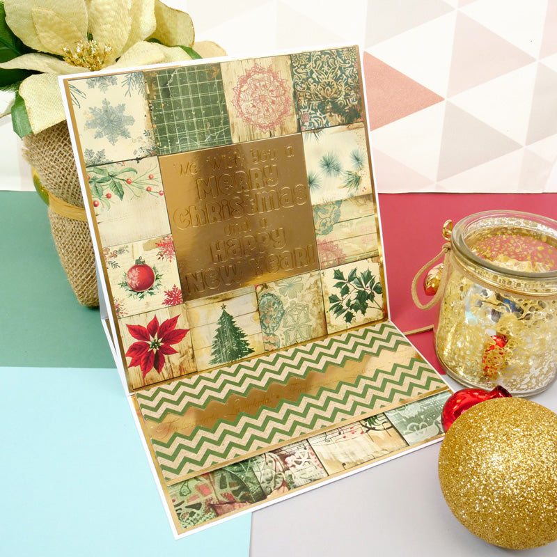 Emballages de cartes en acétate métallisé de luxe pour les fêtes-6
