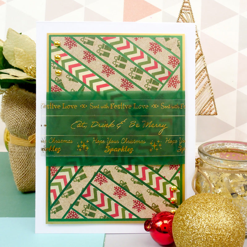 Emballages de cartes en acétate métallisé de luxe pour les fêtes-7