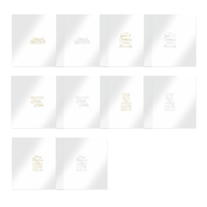 Feuilles de sentiments de luxe festives avec motifs en aluminium-2