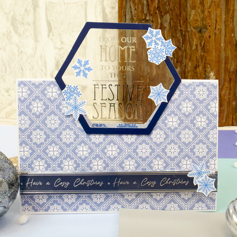 Feuilles de sentiments de luxe festives avec motifs en aluminium-3