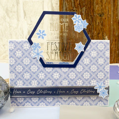 Feuilles de sentiments de luxe festives avec motifs en aluminium-3