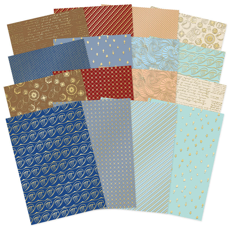 Nautical Moments Matt-tastic Adorable Scorable Foiled Cardstock-1