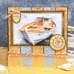 Nautical Moments Matt-tastic Adorable Scorable Foiled Cardstock-3