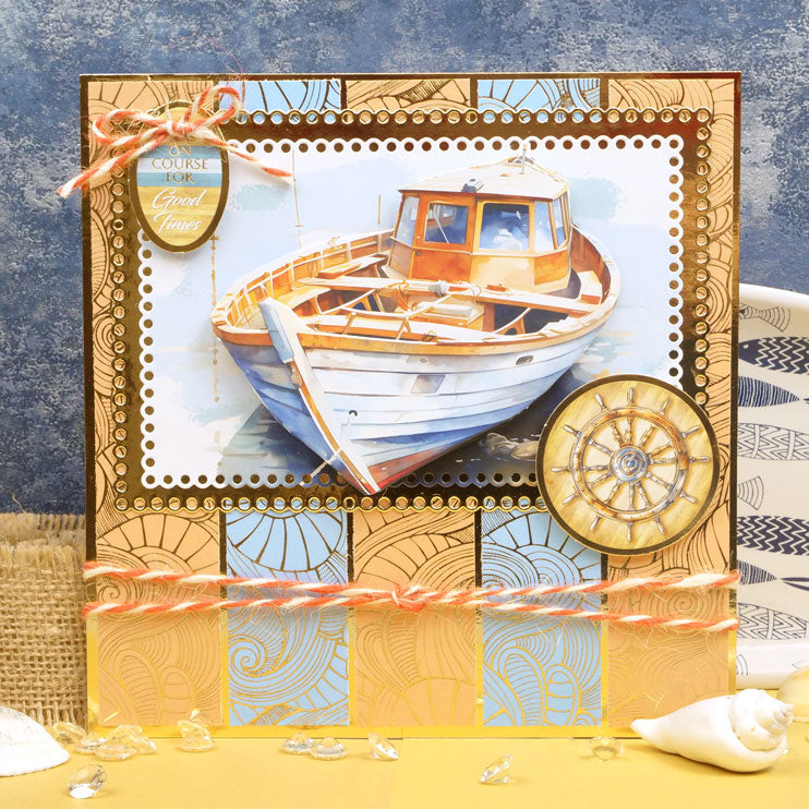 Nautical Moments Matt-tastic Adorable Scorable Foiled Cardstock-3