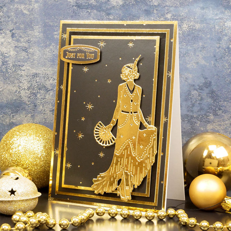 Festive Decadence Edge-to-Edge Foiled Cardstock-4