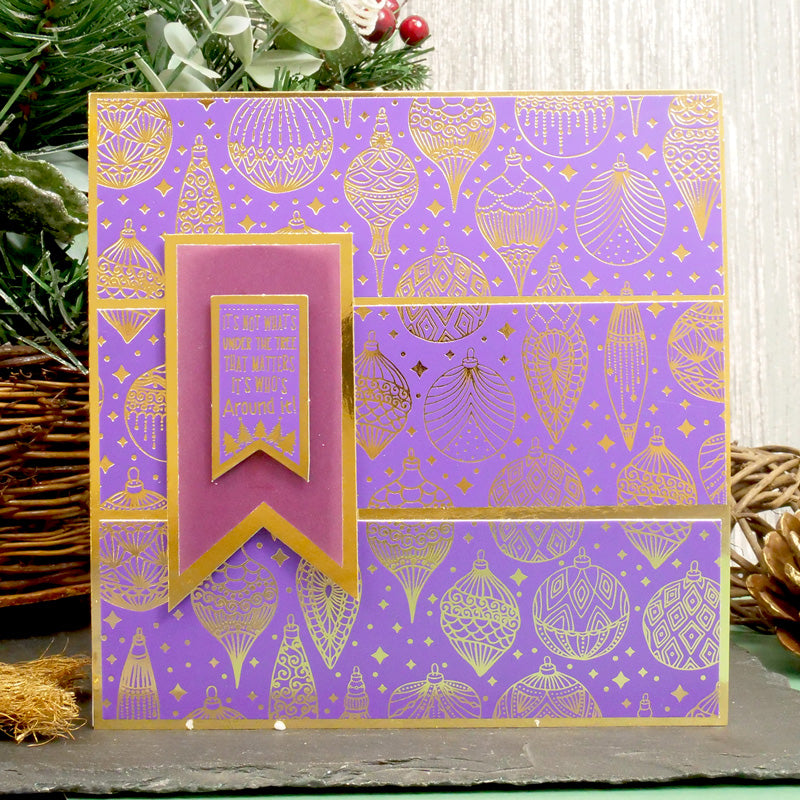 Festive Foiled Card Selection-5
