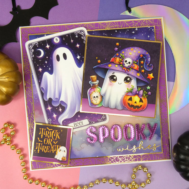 Wonderful Webs Foiled Edge to Edge Cardstock-7