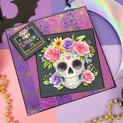 Wonderful Webs Foiled Edge to Edge Cardstock-4