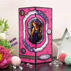 Stained Glass Mystical Worlds Luxury Foiled Edge-to-Edge Cardstock-2