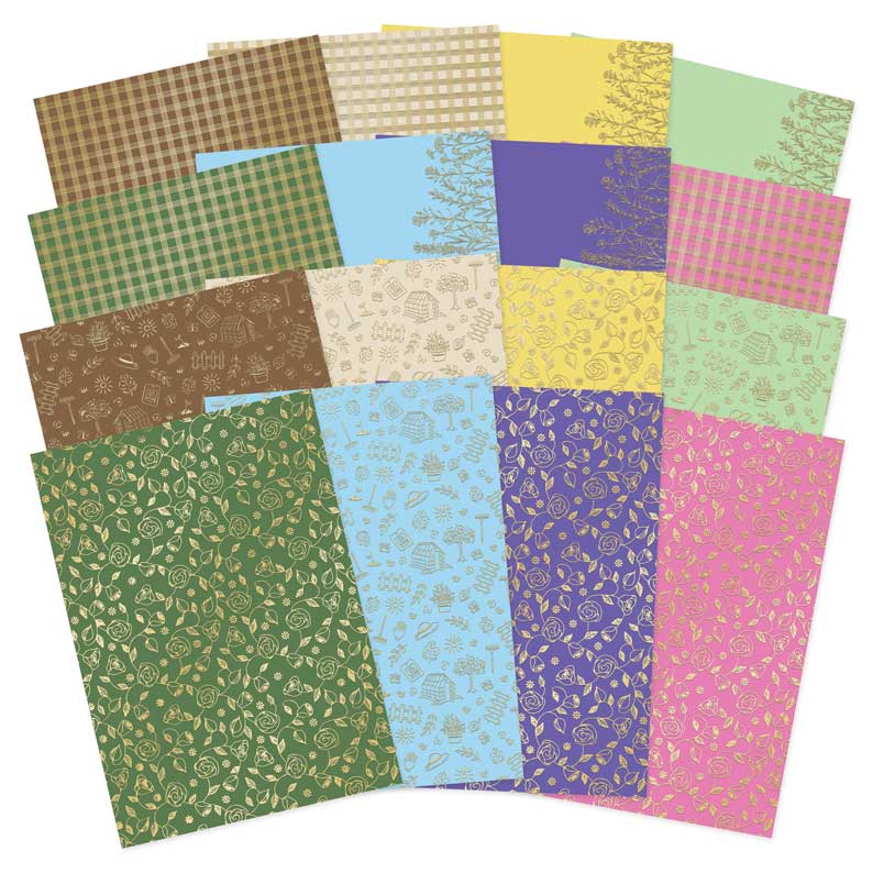 Garden Treasures Foiled Edge-to-Edge Cardstock-1