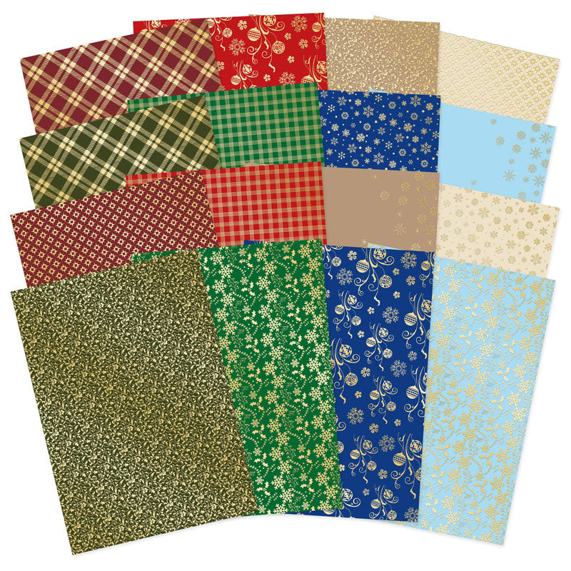 A Cherished Christmas Foiled Edge-to-Edge Cardstock-1