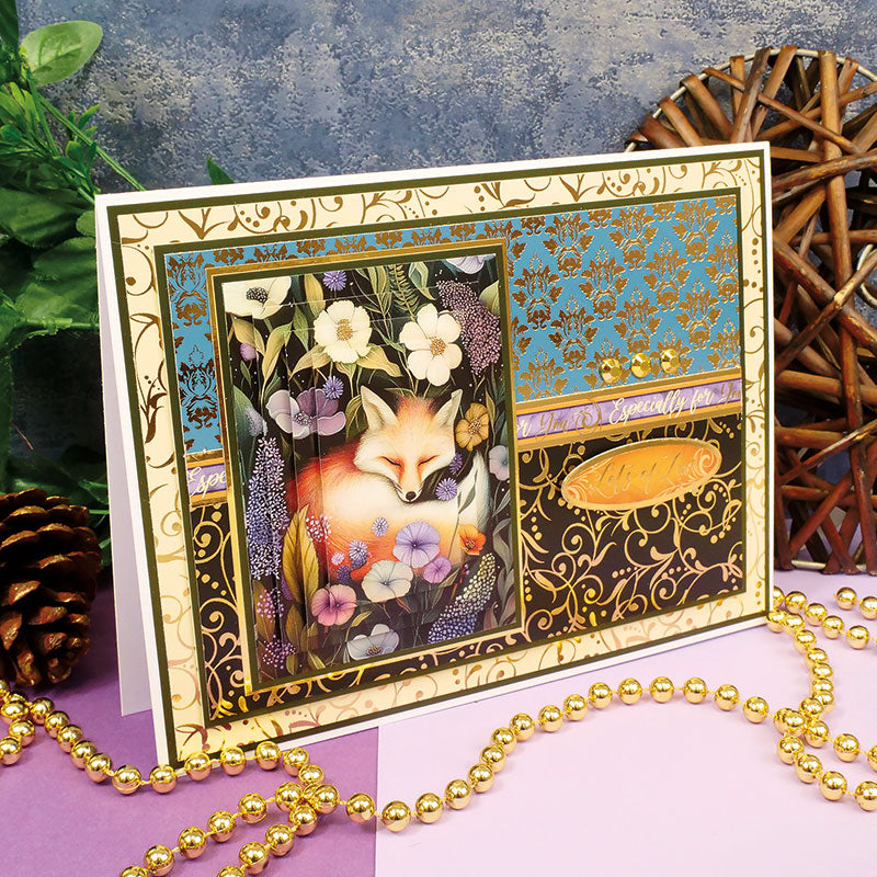 Midnight Forest Foiled Edge-to-Edge Cardstock-2