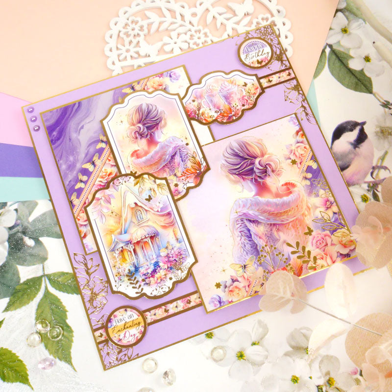 Enchanted Glades Luxury Foiled Cardstock-3