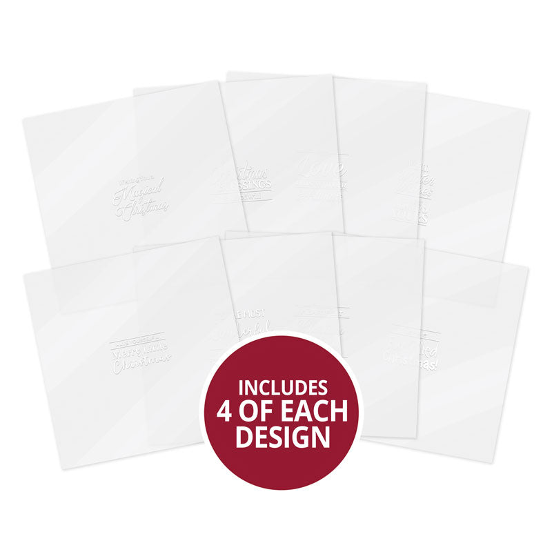 Luxury Festive Foiled Parchment Sentiment Sheets-1