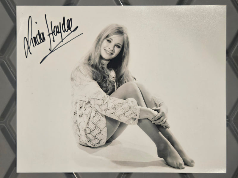 Linda Hayden Autographed 10x8 Photo with COA | Hammer Horror-1