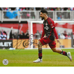 Lorenzo Insigne Autographed Toronto FC Celebration 8x10 Photo *As Is*-1