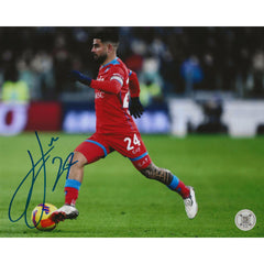 Lorenzo Insigne Autographed Napoli Dribbling 8x10 Photo-1