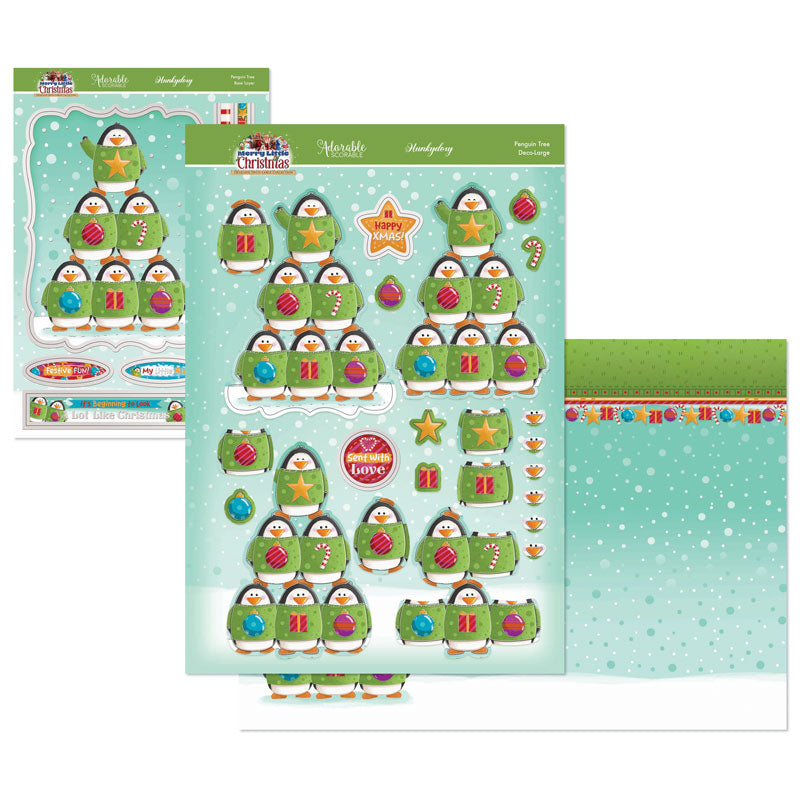 A Merry Little Christmas Deco-Large Set - Penguin Tree-1