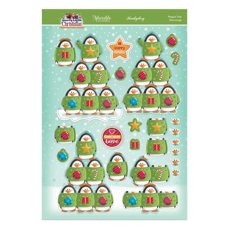 A Merry Little Christmas Deco-Large Set - Penguin Tree-3