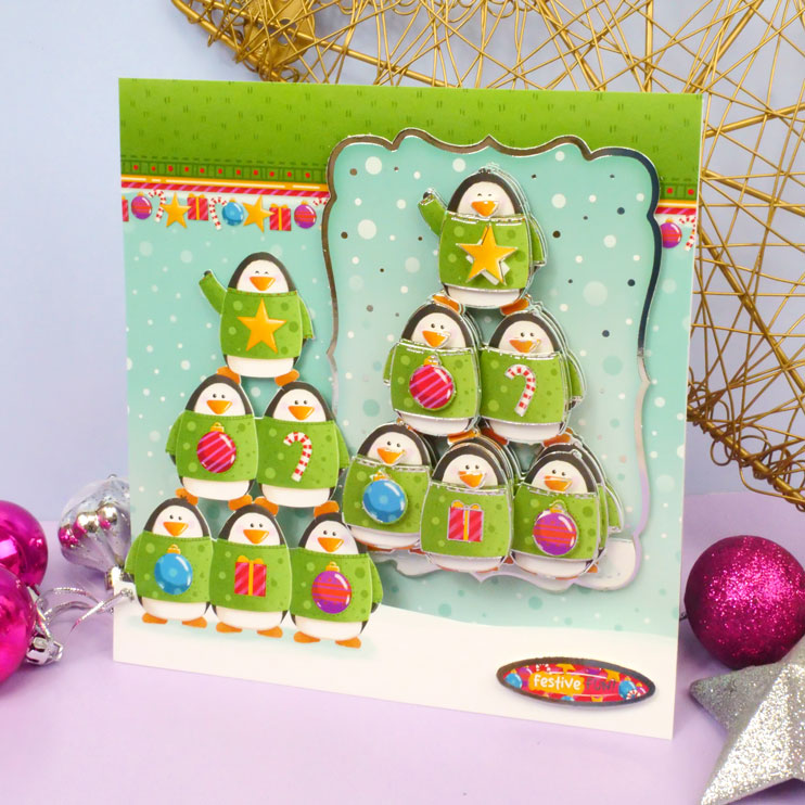 A Merry Little Christmas Deco-Large Set - Penguin Tree-5