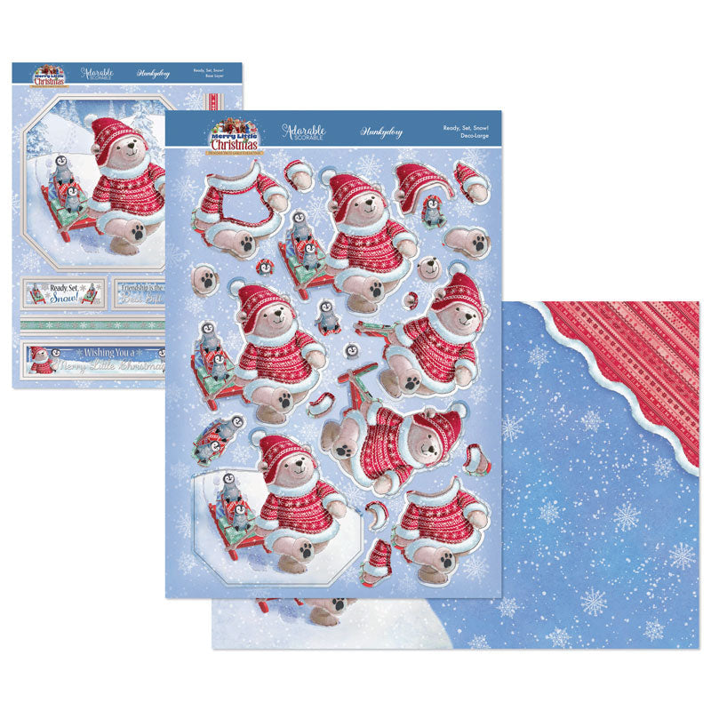 A Merry Little Christmas Deco-Large Set - Ready, Set, Snow!-1