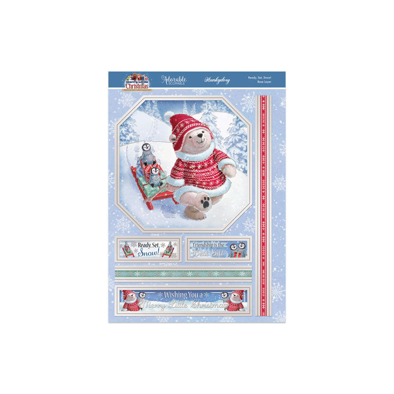 A Merry Little Christmas Deco-Large Set - Ready, Set, Snow!-2