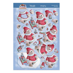 A Merry Little Christmas Deco-Large Set - Ready, Set, Snow!-3