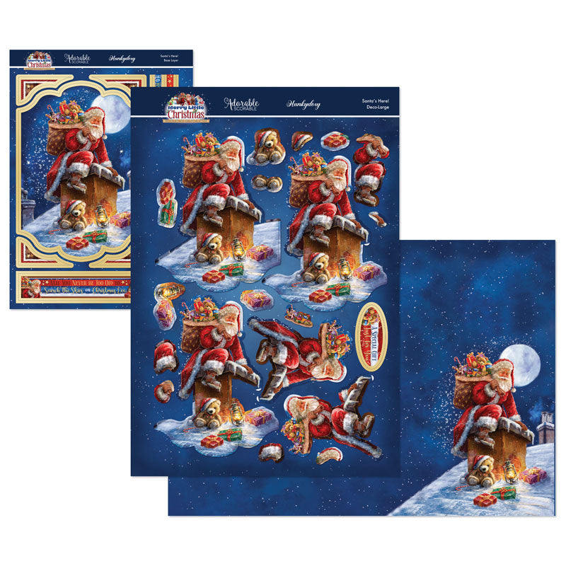 A Merry Little Christmas Deco-Large Set - Santa's Here!-1