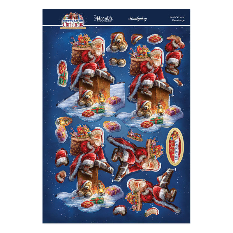 A Merry Little Christmas Deco-Large Set - Santa's Here!-3