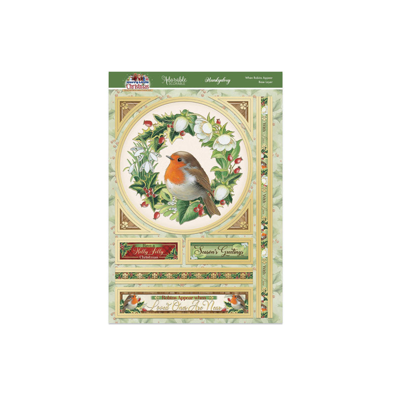 A Merry Little Christmas Deco-Large Set - When Robins Appear-2