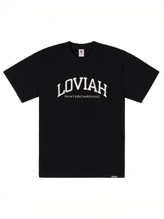 Loviah 'University' Tee - Black-1