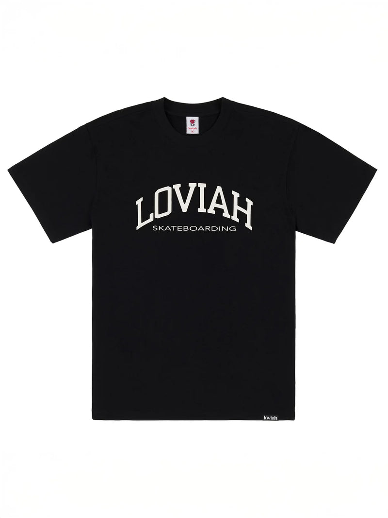 Loviah 'University' Tee - Black-1