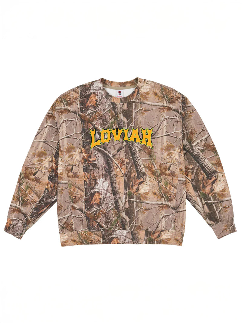 Loviah 'Spiky' Crewneck - Real Tree Camo-1