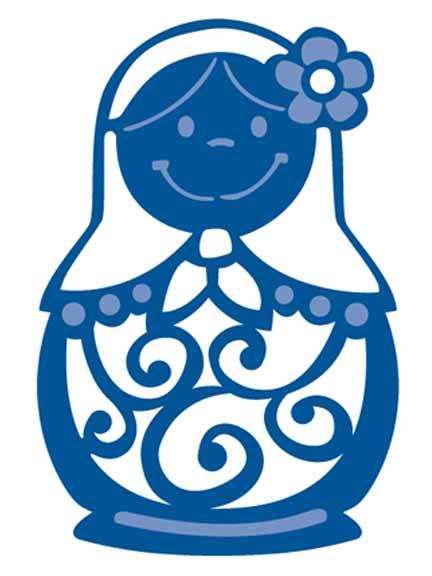 Marianne Design: Creatables Dies - Russian Doll-1