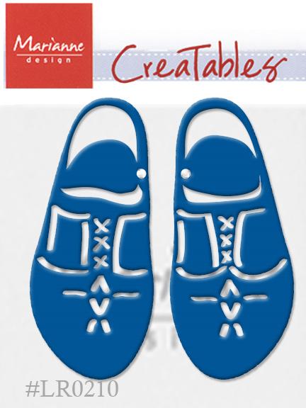 Marianne Design: Creatables Dies - Wooden Shoes-1