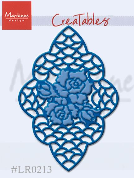 Marianne Design: Creatables Dies - Anja's Rose Centerpiece-1