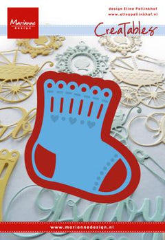 Marianne Design: Creatables Dies - Baby Sock-1