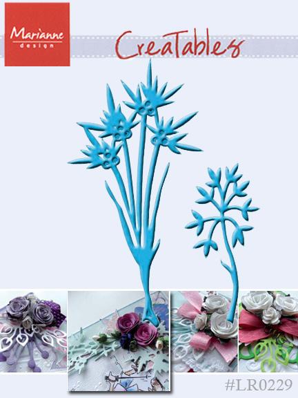 Marianne Design: Creatables Dies - Anja Leaves 4 (set of 2)-1