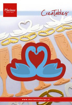 Marianne Design: Creatables Dies - 2 Swans-1