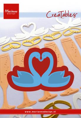 Marianne Design: Creatables Dies - 2 Swans-1