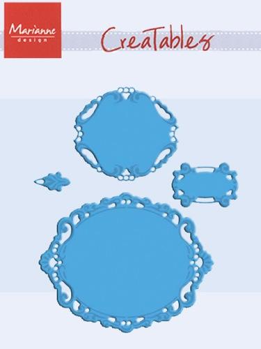 Marianne Design: Creatables Dies - Large Oval Set of 4 by Petra-1