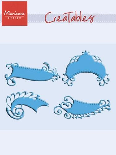 Marianne Design: Creatables Dies - Anja's Labels Set of 4-1